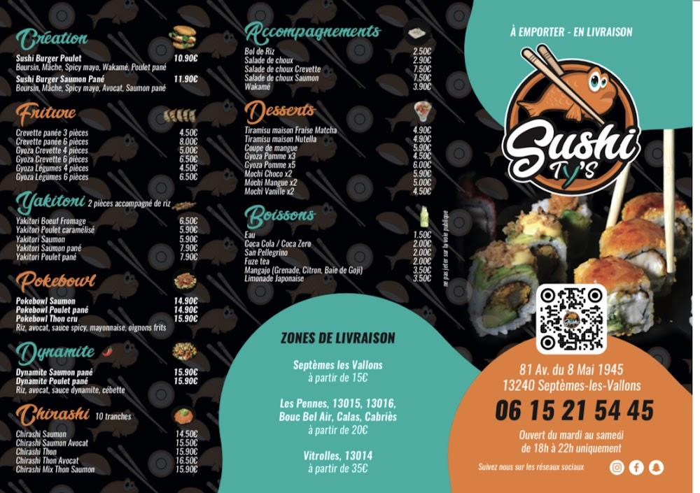 Sushi Ty’s Septèmes - Menu Image 2